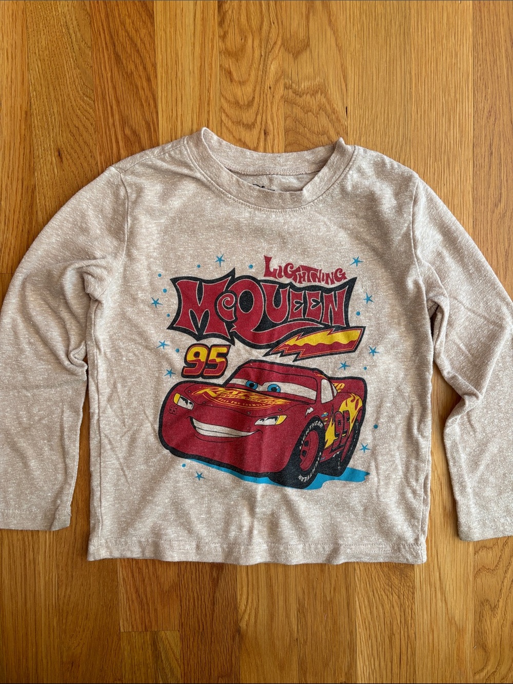 5T Lightning McQueen Long Sleeve Graphic Tee